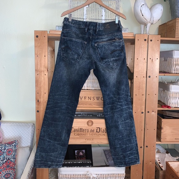 G-STAR RAW Attacc Straight Jeans Dark Aged Denim - Picture 2 of 14